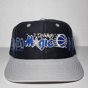 Vintage 90s Orlando Magic Graffiti Twill NBA Hat Cap Snapback 🔥